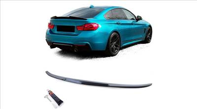 BMW F36 Gran coupe M4 CS stílusú lakkozott fekete csomagtartó spoiler