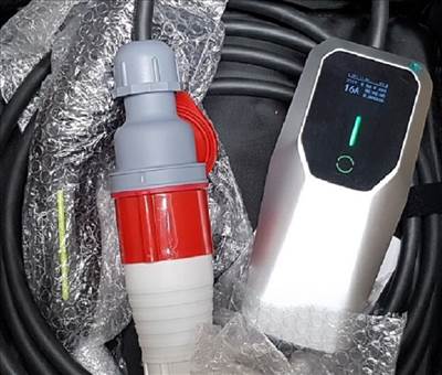 Eladó új 10m EVSE EV töltő Type 2 3 fázis (11KW) 6-16A elektromos járműhöz +táska  
