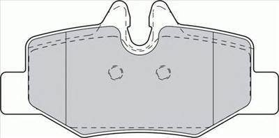 FERODO FVR1494 - fékbetét MERCEDES-BENZ