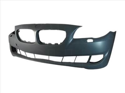 BMW 5 (F10) 2010.04.01-2013.07.19 utángyártott új első lökhárító, fényszóró mosós, szenzor jelöléssel, alapozott 51117285960