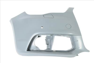Audi A1 2010.01.01-2014.12.01 utángyártott új jobb első lökhárító alapozott, szenzor, fényszóró mosó helyes 8x0807066cgru