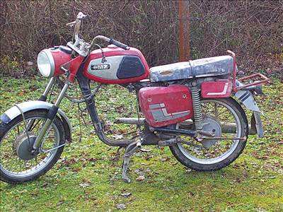 MZ TS 125-ÖS,1976-OS MOTORBLOKK NÉLKŰLI HIÁNYOS MKP. PAPIROK NÉLKŰL