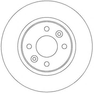 JURID 562293JC - féktárcsa DACIA RENAULT SMART