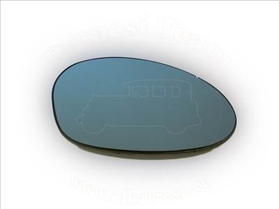 BMW 1 2006-2013 E82/E88 - Tükörlap cserélh., jobb domb., fűth., kék (-09.09)