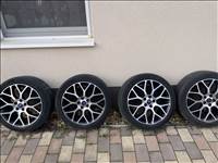  5x108 lyukosztású 18" használt (gyári felni) alufelni, rajta 225/45 eldobós nyári gumi gumi 