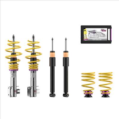 KW Opel Corsa D OPC, 1.6 Turbo, 2006.07-2015.04-ig, Variante 2, állítható keménységű állítható magasságú futómű