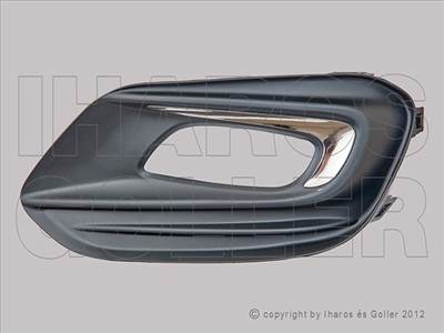 Fiat Tipo 2015- - Rács a lökhárítóba jobb, krómos (ködlámpás) (4a.)