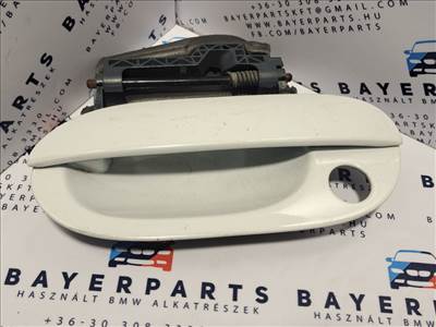 BMW E39 bal első ajtó külső kilincs - fehér