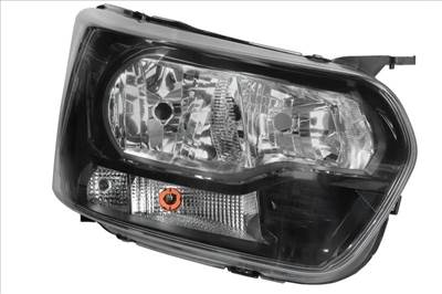 Ford Transit 2014.05.01-2019.05.19 utángyártott új jobb első fényszóró H7/H15 napp.f. fekete h. (motorral) DEPO 2033567