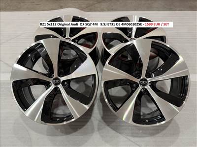 R21 5x112 Original Audi  Q7 SQ7 4M   9.5J ET31 OE 4M0601025E gyári alufelnik felnik