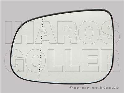 Volvo S80 2011-2016 - Tükörlap cserélh., bal, fűth., aszf. (kerek felf)