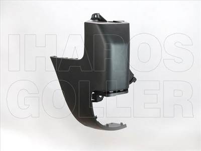 Citroen Berlingo 2008-2012 - Hátsó lökh.sarok bal fekete,rövid (1 hátsó ajtós)