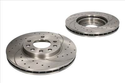 Speedmax Opel Astra G, 1998.03-2005.10-ig, 280x25mm-es, 1pár első féktárcsa