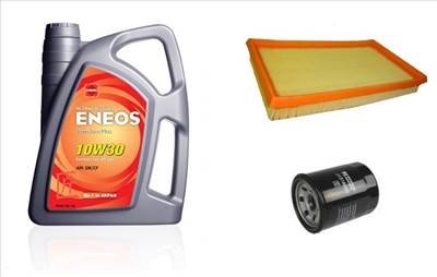 Suzuki Wagon R olajcsere szett 1.3 M13A motorszám, levegőszűrő, olajszűrő, Eneos Premium Plus 10w30 4L (13780-86G00, 16510-61A01)