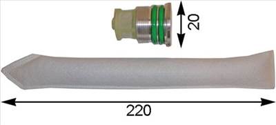 MAHLE AD 76 000S - klíma szárítószűrő SUBARU SUZUKI TOYOTA