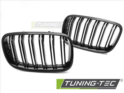 BMW X5 E70 (07-13) / X6 E71 (08-14) FÉNYES FEKETE KERETTEL Tuning-Tec Hűtőrács