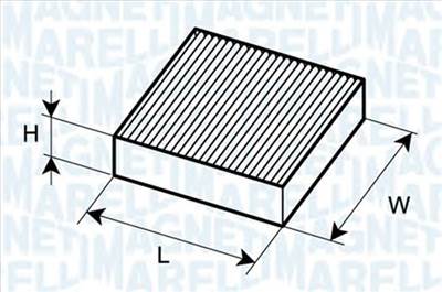 MAGNETI MARELLI 350203061880 - pollenszűrő TOYOTA