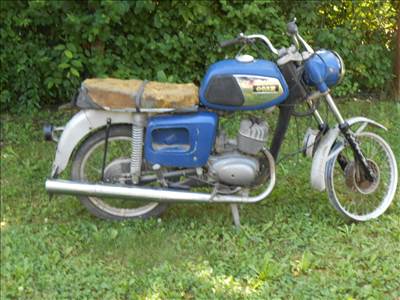 MZ TS 125-ÖS,1977-ES,A KORAI INDEX NÉLKŰLI VÁLTOZAT,1. TULAJDONOSTÓL,DE PAPIROK NÉLKŰL