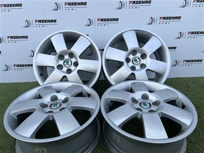 5x100 15" Skoda gyári alufelni 6Jx15h2 ET43