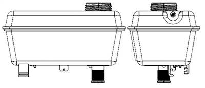 MAHLE CRT 27 000S - hűtőfolyadék kiegyenlítőtartály VOLVO