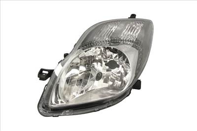 Toyota Yaris II. 2009.01.01-2011.10.15  utángyártott új bal első fényszóró H4 füst házas V-tip. (motorral) TYC 811700d350