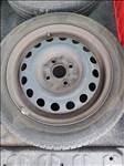 TOYOTA Yaris 4x100, 14" használt lemezfelni, 155/65 használt négyévszakos gumi 