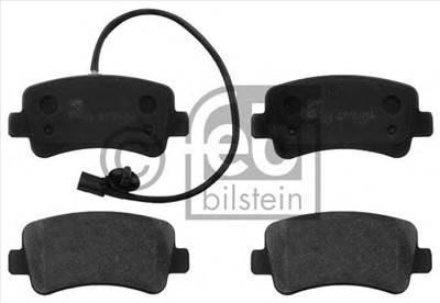 FEBI BILSTEIN 16843 - fékbetét NISSAN OPEL RENAULT VAUXHALL