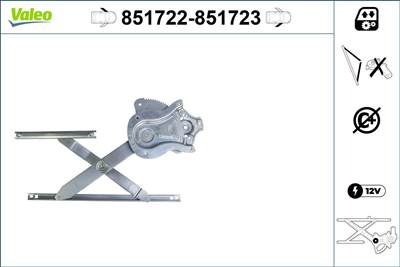 ablakemelő VALEO 851722 for SUZUKI