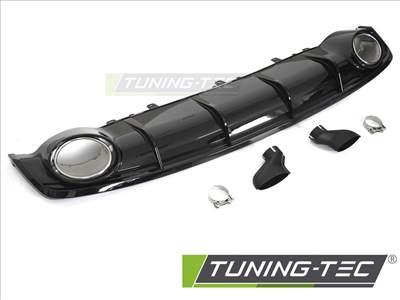 Audi A7 (C7 - 4G) AUDI A7 C7 14-18 SPORT Fényes Fekete Diffúzor Dupl