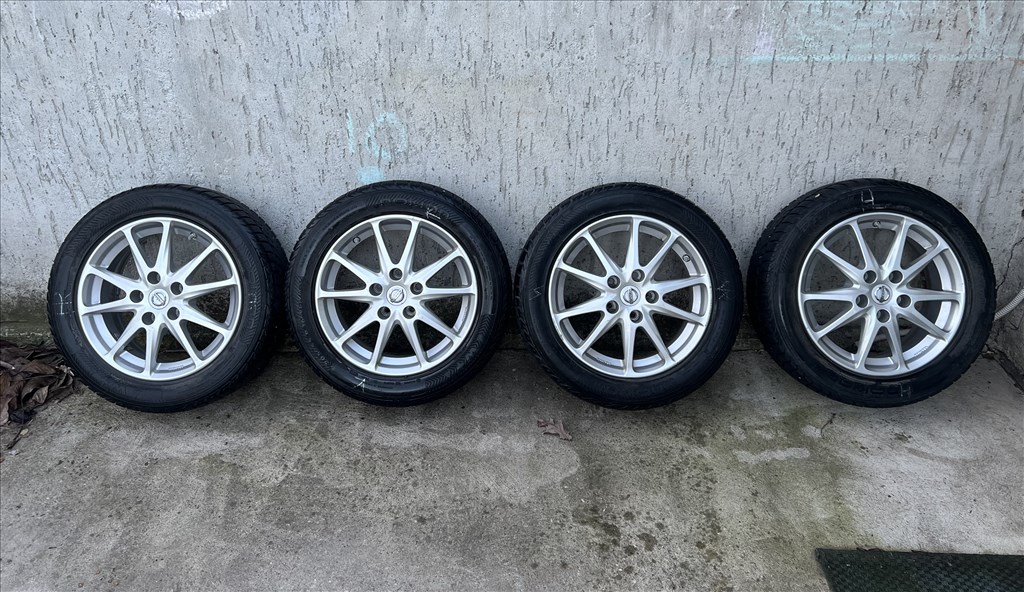Nissan gyári alufelni 16" 5x114,3mm, TMPS szenzorokkal, ajándék négyévszakos gumikkal 12. kép