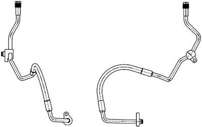 MAHLE AP 118 000P - nagynyomású cső, klímaberendezés FORD