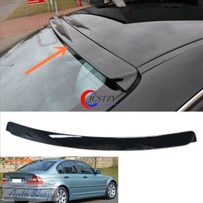 BMW E46 M3 SZEDÉN FÉNYES FEKETE HÁTSÓ SZÉLVÉDŐ SPOILER 4D