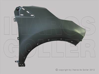 Renault Captur 2016-2019 - Első sárvédő jobb, alapozott (műa.)