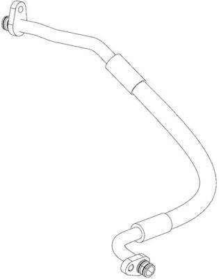 MAHLE AP 134 000P - nagynyomású cső, klímaberendezés CITROËN PEUGEOT