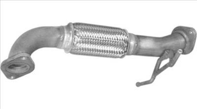 Polmo 08-653 kipufogó közép cső - FORD C-MAX Mk1, Mk2, MAZDA 3 (BK), VOLVO C30, S40, V50