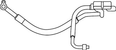 MAHLE AP 74 000P - kis-/nagynyomású cső, klímaberendezés FORD