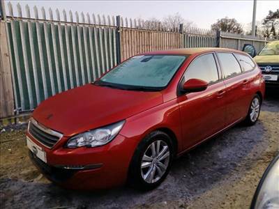 2015 Peugeot 308 1.6 HDI Diesel, 6 sebességes manuális - jobbkormányos jármű bontása! 