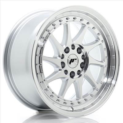 Japan Racing JR26, 8x17, 5x100/114,3, ET35, ezüst 17 coll-os alufelni