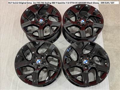 R17 5x112 Original bmw  2er F45 F46 Styling 480 Y-Speiche 7.5J ET54 gyári alufelnik felnik