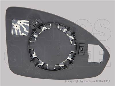 Chevrolet Cruze 2009-2012 - Tükörlap cserélhető bal, domború, fűthető