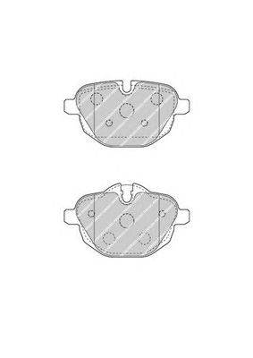 FERODO FDB4376 - fékbetét BMW BUICK