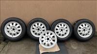  5x112 lyukosztású 15" újszerű (gyári felni) alufelni, rajta 195/65 használt nyári gumi gumi 