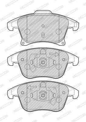 FERODO FDB4445 - fékbetét FORD