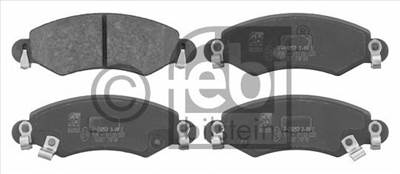 FEBI BILSTEIN 16387 - fékbetét OPEL SUBARU SUZUKI VAUXHALL