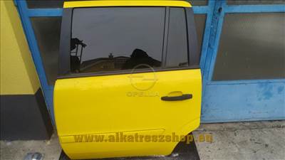 Opel Zafira B bal hátsó ajtó - sárga fóliás 