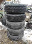  14" használt lemezfelni, rajta 175/65 használt négyévszakos gumi gumi 