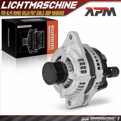 Fiat 500X 1.6 MultiJet Start&Stopp 4x2 Generátor 150A-Frankenberg 51929089