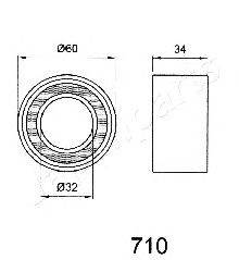 JAPANPARTS BE-710 - vezérműszíj feszítő SUBARU