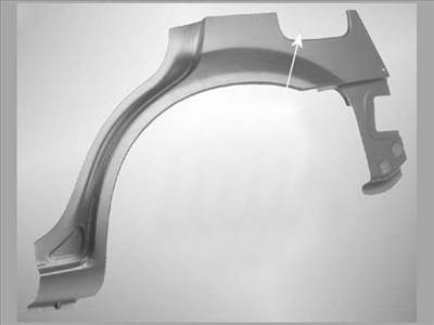 Mazda 323 2001-2003 - Hátsó sárvédő javítóív bal 5 ajtós (F-tip.)