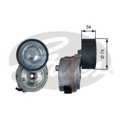 GATES T38694 - hosszbordás szíj feszítő MAN NEOPLAN PLAXTON